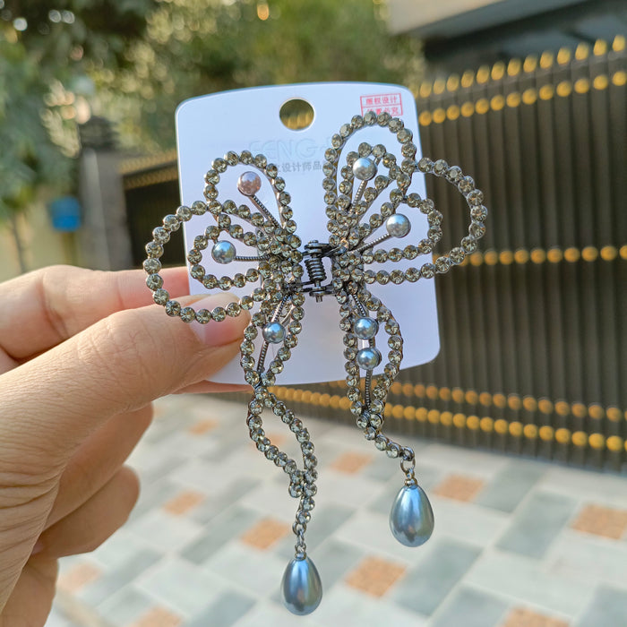 FENGY BOW STYLE RHINESTONE HAIR CATCHER