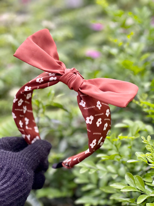 TIE KNOTTED HIGH QUALITY HAIRBAND