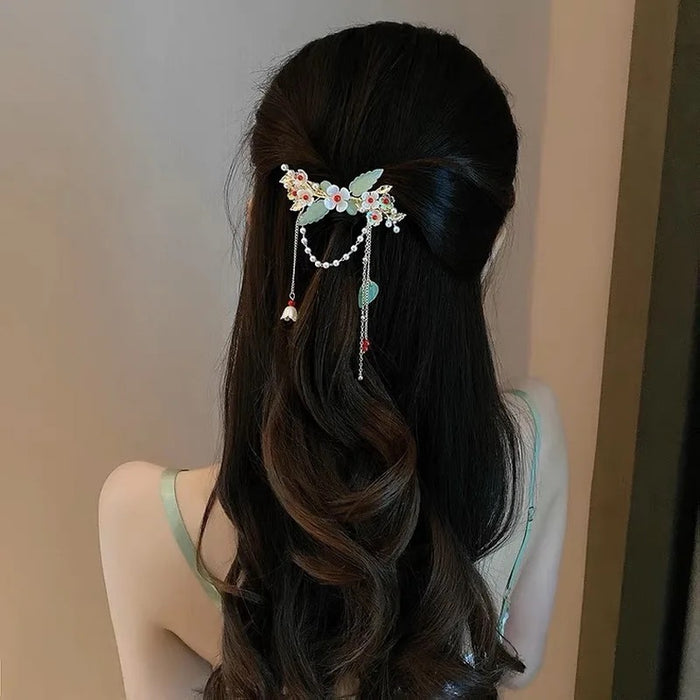 ZAYA Elegant Chinese Style Flower Hair Clip