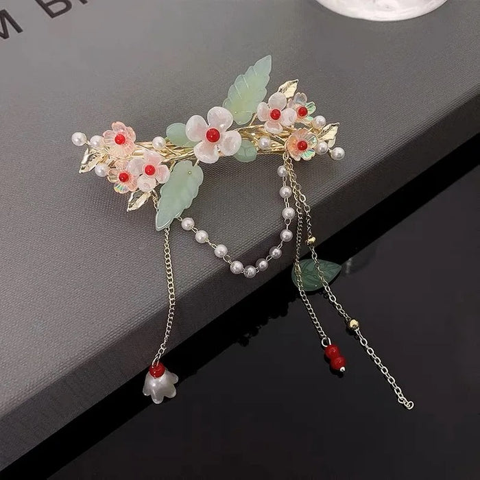 ZAYA Elegant Chinese Style Flower Hair Clip