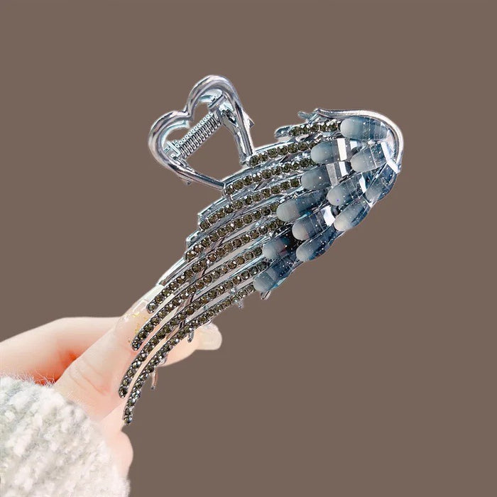 Daimond Angel Wings Hollow Hair Claw Clip